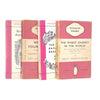 Four Book Collection of Pink Vintage Penguins