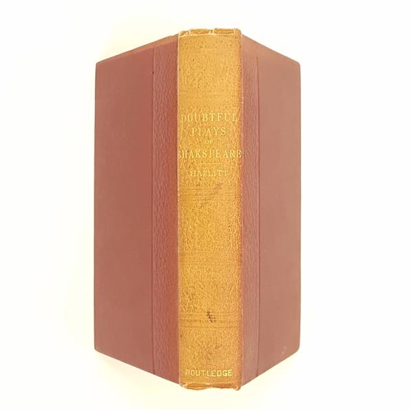 The Doubtful Plays of William Shakespeare by William Hazlitt - Country House Library  