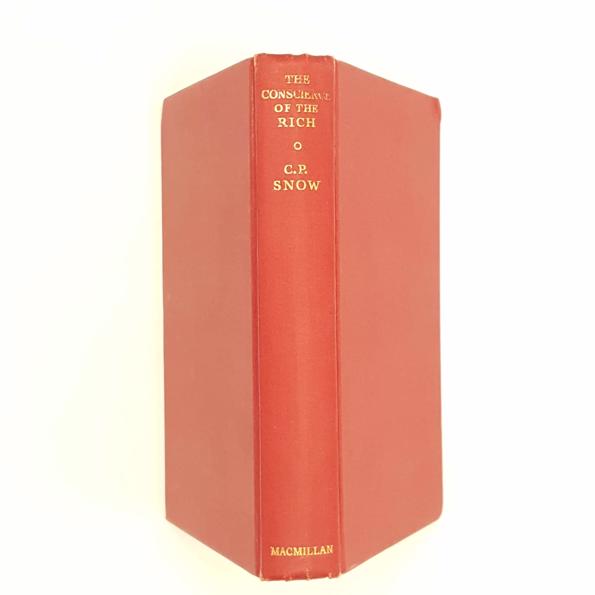 The Conscience of The Rich by C.P. Snow 1958 - Country House Library 