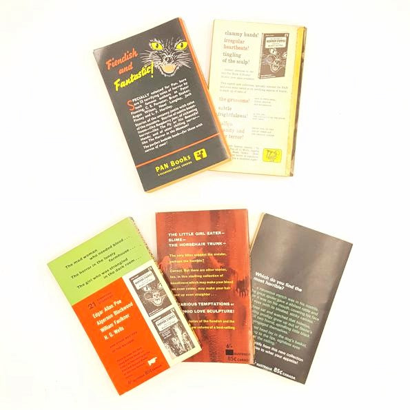 The Pan Book of Horror Stories 1-5 Collection 1961-5