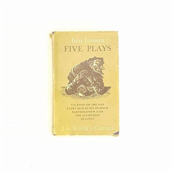 Five Plays by Ben Johnson 1972 - Country House Library 