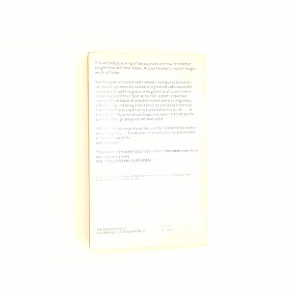 Aldous Huxley's Crome Yellow 1977