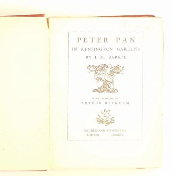 J.M. Barrie's Peter Pan in Kensington Gardens c1927