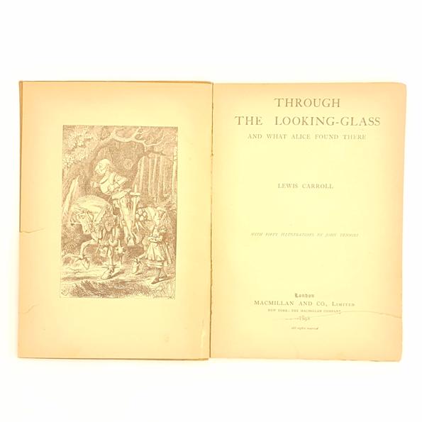 Lewis Carroll's Through The Looking Glass 1898