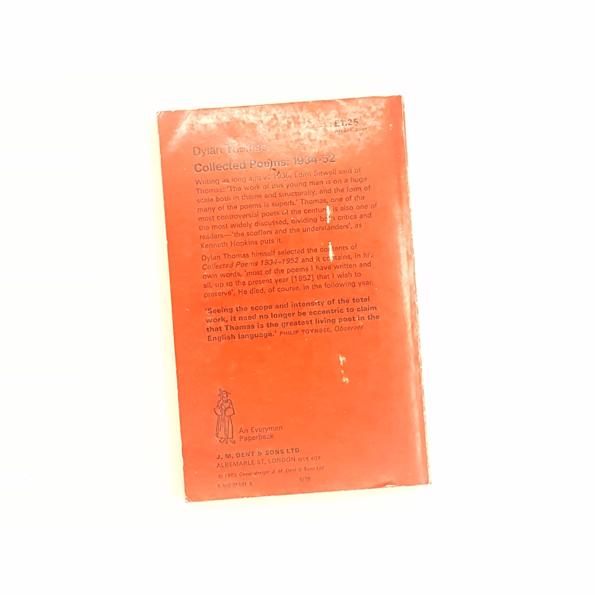 Dylan Thomas Collected Poems 1934-1952 1978