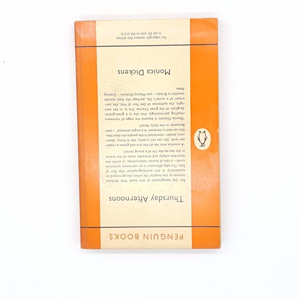 Thursdays Afternoons by Monica Dickens, penguin, 1962