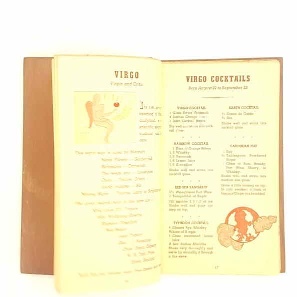 Zodiac Cocktails by Stanley S. MacNiel 1940