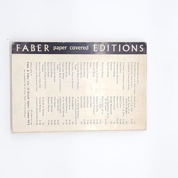 A B C of Reading by Ezra Pound, faber