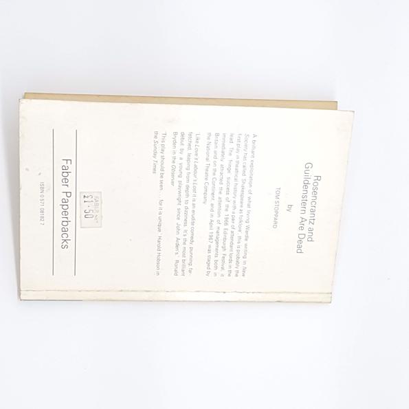 Rosencrantz &amp; Guildenstern Are Dead by T. Stoppard, Faber,1980