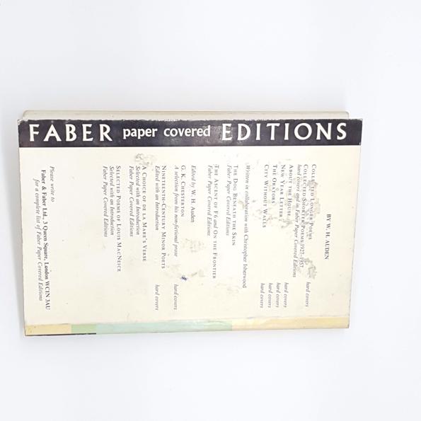 Selected Poems by W.H. Auden, Faber,1968