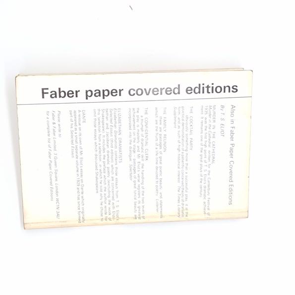 Selected Poems by T.S. Eliot, faber, 1973