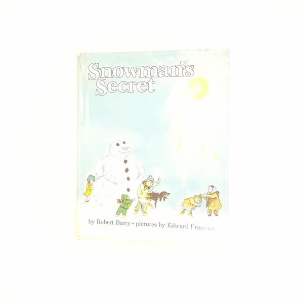 Snowman's Secret by Robert Barry 1975 - Country House Library