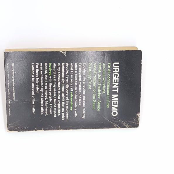 Banking On Death by Emma Lathen, penguin, 1966