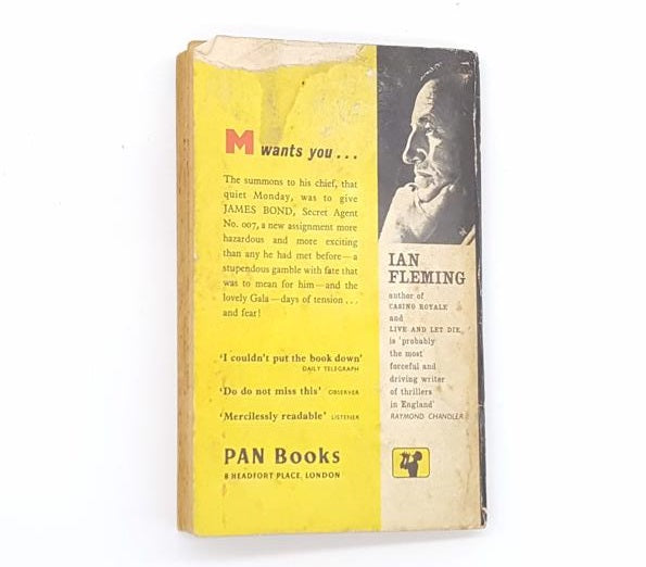 Moonraker by Ian Fleming - Pan, 1962