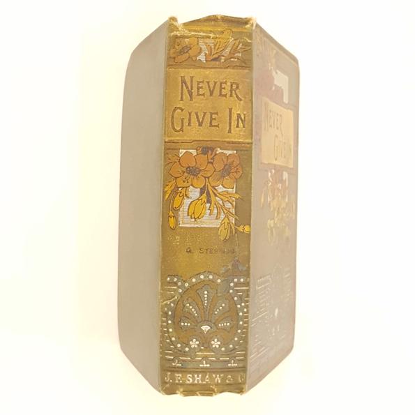 Never Give In by Grace Stebbing c1890