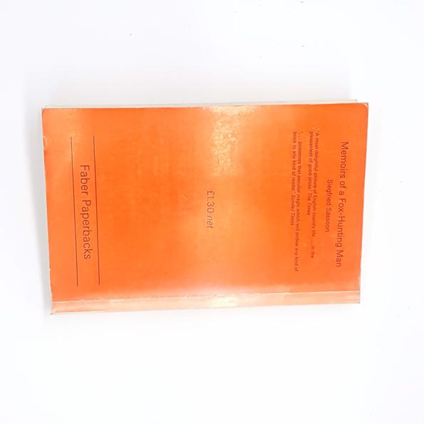 Memoirs of a fox-hunting man by S. Sassoon, faber, 1974