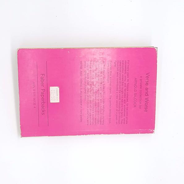 Verse and Worse by A. Silcock, faber, 1977