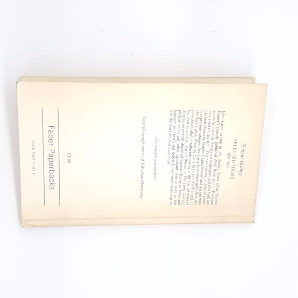 Selected Poems by Seamus Heaney, Faber,1980