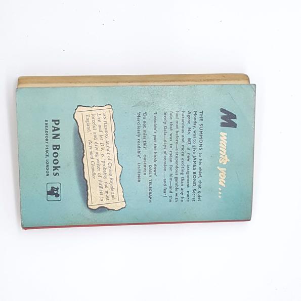 Moonraker by Ian Fleming -Pan books, 1961