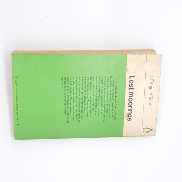 Lost Moorings by Simenon - Penguin,1962