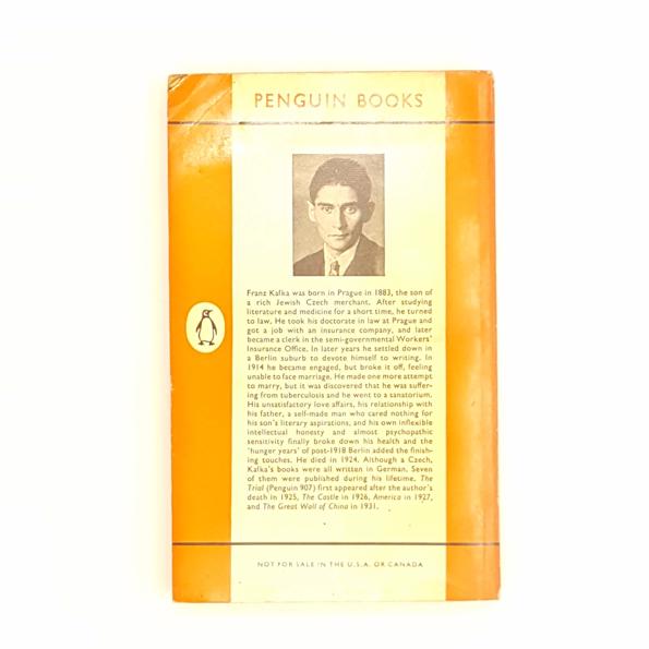 The Castle by Franz Kafka 1957