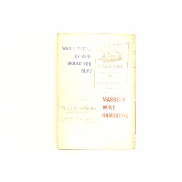 William Edman Massee's Wine Handbook 1961 - First Edition