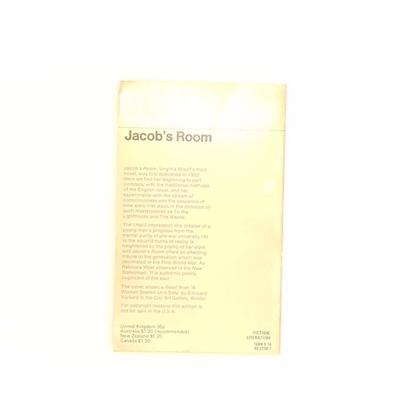 Virginia Woolf's Jacob's Room 1973