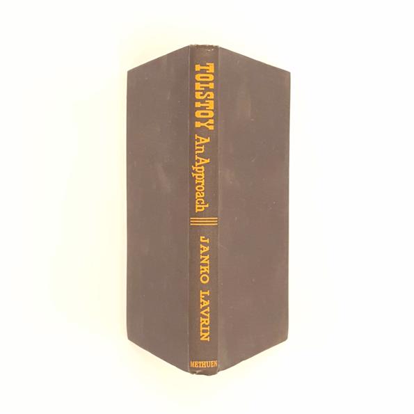 Tolstoy An Approach by  Janko Lavrin 1944 - First Edition