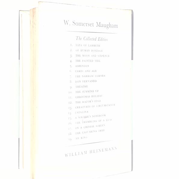 W. Somerset Maugham's Trembling of a Leaf 1956 - Heinemann