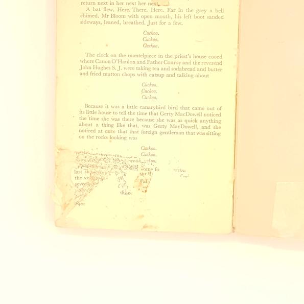 James Joyce's Ulysses  Vol I 1935 - third impression