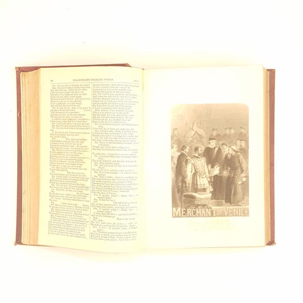 The Dramatic Works of William Shakespeare - Gall &amp; Inglis c1870