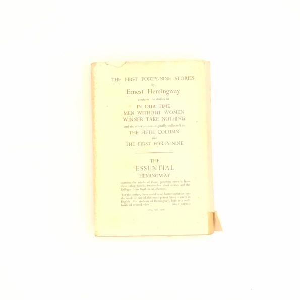 Ernest Hemingway's The First Forty-Nine Stories 1952