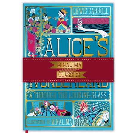 Alice's Adventures in Wonderland - Minalima Deluxe Notebook
