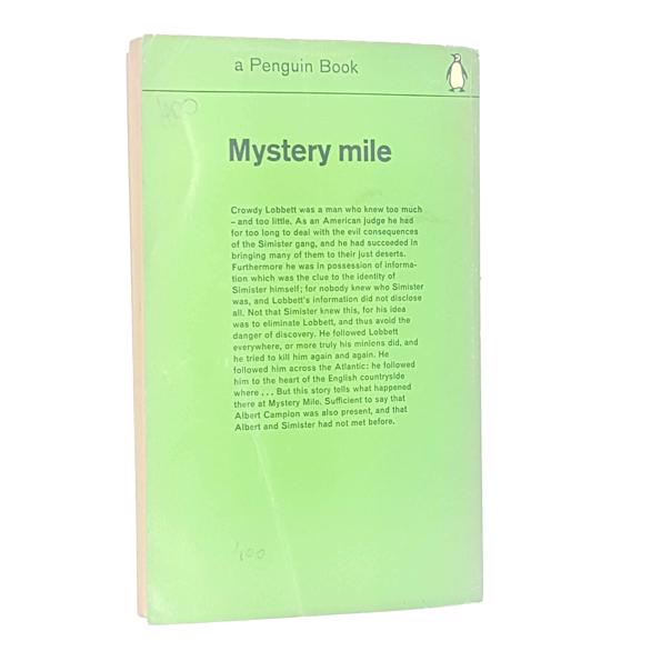 Mystery Mile by Margery Allingham 1963 - Penguin