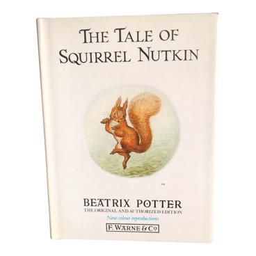 Beatrix Potter’s The Tale of Squirrel Nutkin - Dustjacket, beige cover