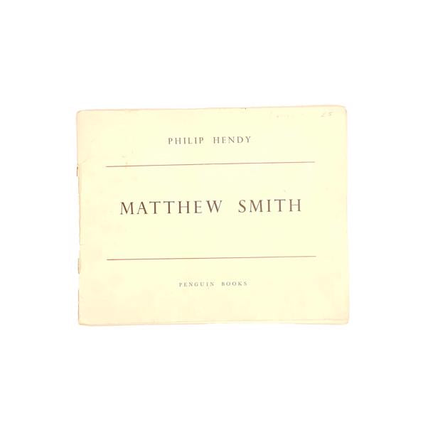 Matthew Smith by Philip Hendy 1944