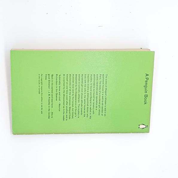 Maigret Mistake by Simenon, penguin,1961