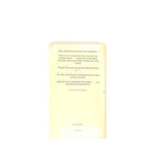 The Murder of Roger Ackroyd by Agatha Christie 1980