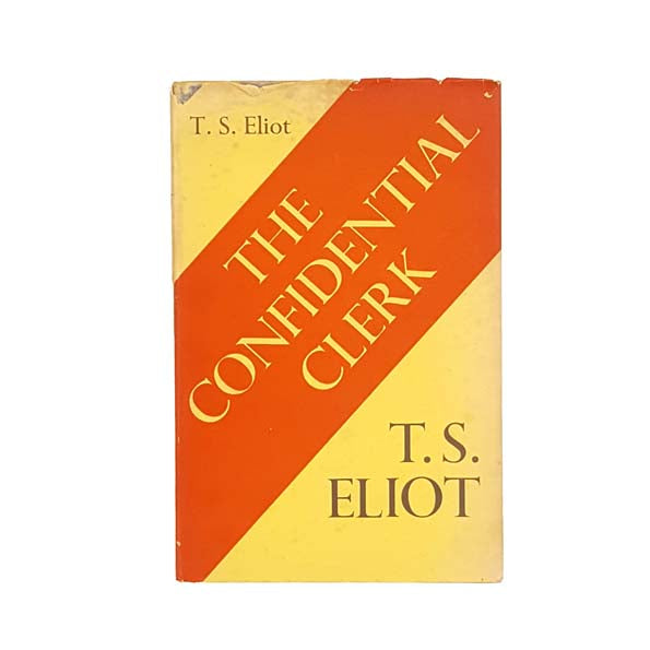 T.S. Eliot's The Confidential Clerk - First Edition