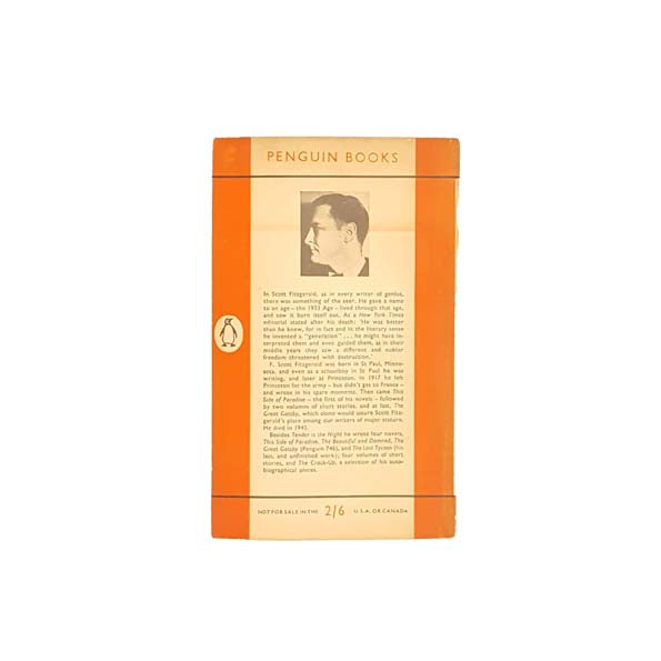 F. Scott Fitzgerald’s Tender is the Night c.1955