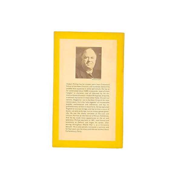 The Hubert Phillips Crossword Puzzle Book 1955 - First Edition