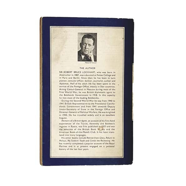 Memoirs of a British Agent by Sir Robert Bruce Lockheart 1950 - Penguin