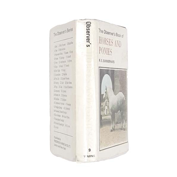 The Observer's Book of Horses And Ponies by R.S. Summerhays 1974