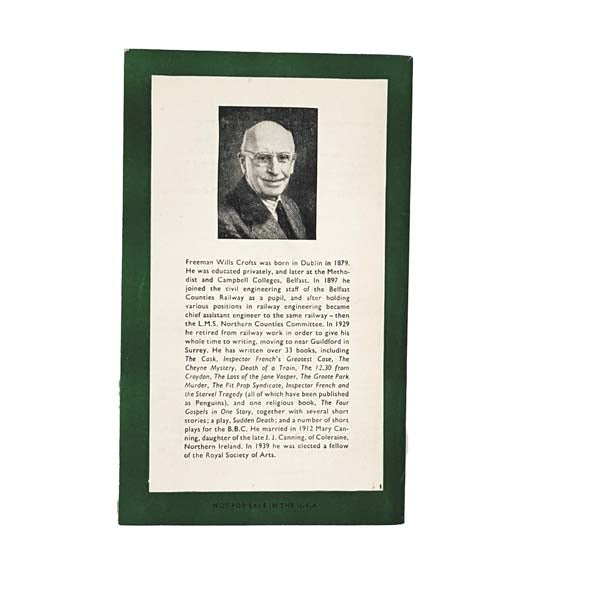 Sir John Magill's Last Journey by Freeman Wills Crofts 1955 - Penguin