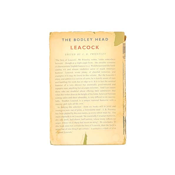 Nonsense Novels by Stephen Leacock 1958