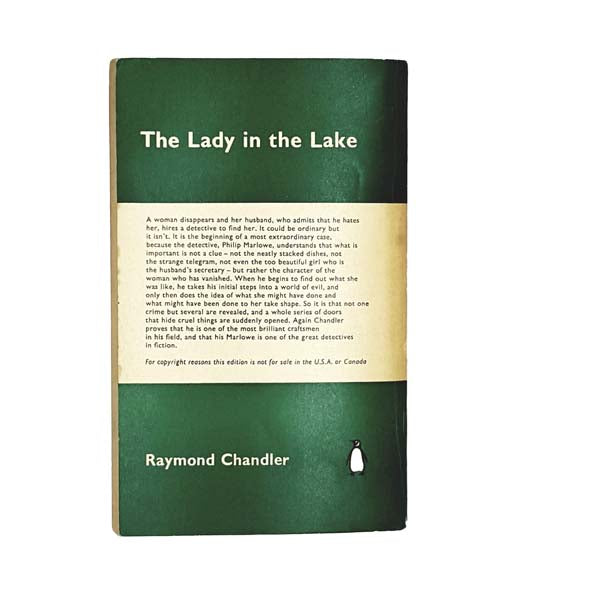 The Lady in the Lake by Raymond Chandler 1961 - Penguin