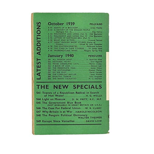 Mr Fortune, Please by H. C. Bailey 1939 - Penguin