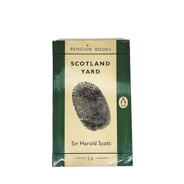 Scotland Yard by Sir Harold Scott, penguin,1957