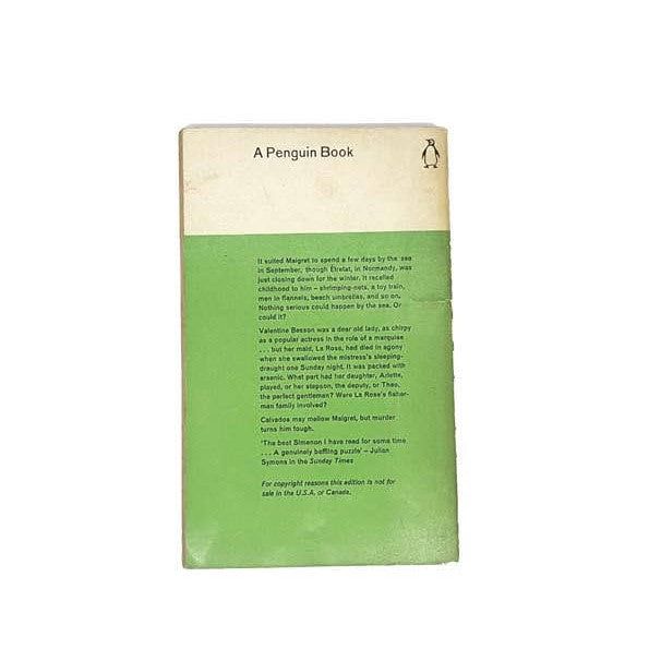 Maigret and the old lady by Simenon, penguin,1958