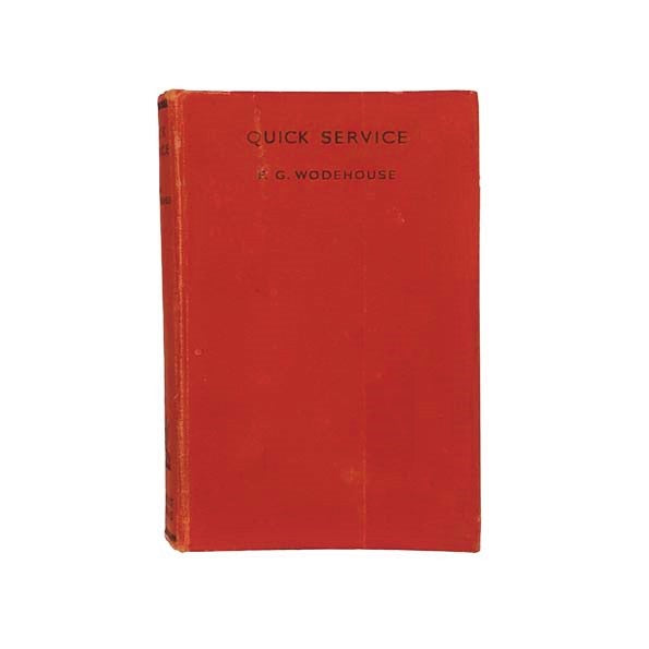 P.G. Wodehouse's Quick Service - Third Printing